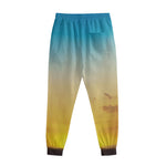 Sunrise Horizon Print Sweatpants