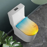 Sunrise Horizon Print Toilet Lid Cover