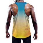 Sunrise Horizon Print Training Tank Top