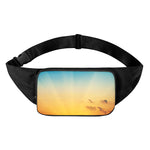 Sunrise Horizon Print Waist Bag