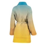 Sunrise Horizon Print Women's Bathrobe