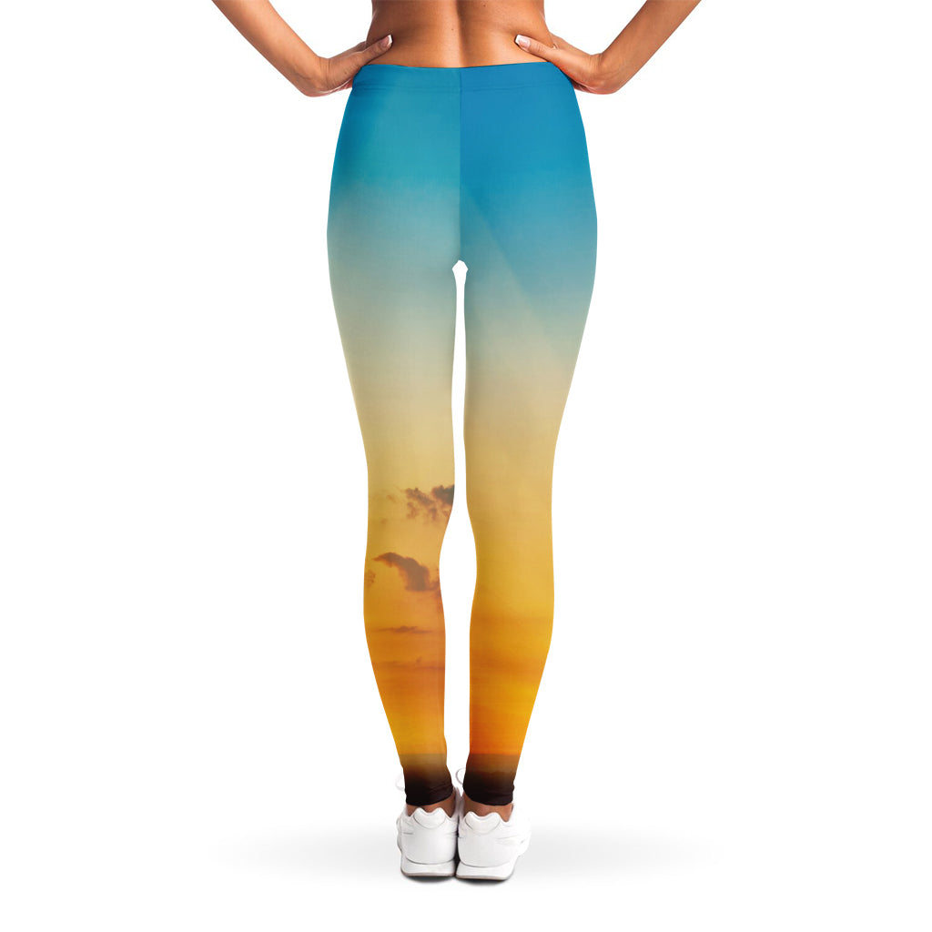 Sunrise Horizon Print Women's Leggings