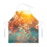 Sunrise Japanese Cherry Blossom Print Adjustable Apron
