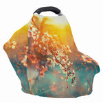 Sunrise Japanese Cherry Blossom Print Baby Seat Cover
