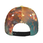 Sunrise Japanese Cherry Blossom Print Baseball Cap