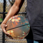 Sunrise Japanese Cherry Blossom Print Basketball