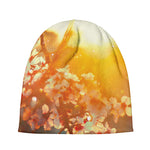 Sunrise Japanese Cherry Blossom Print Beanie