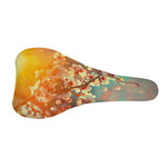 Sunrise Japanese Cherry Blossom Print Bicycle Seat Cover