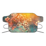 Sunrise Japanese Cherry Blossom Print Car Windshield Snow Cover
