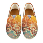 Sunrise Japanese Cherry Blossom Print Casual Shoes