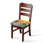 Sunrise Japanese Cherry Blossom Print Chair Cushion Cover