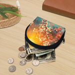 Sunrise Japanese Cherry Blossom Print Coin Purse