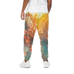 Sunrise Japanese Cherry Blossom Print Cotton Pants