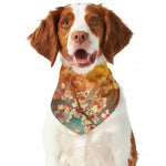 Sunrise Japanese Cherry Blossom Print Dog Bandana