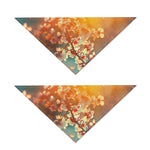 Sunrise Japanese Cherry Blossom Print Dog Bandana
