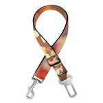 Sunrise Japanese Cherry Blossom Print Dog Seat Belt