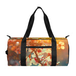 Sunrise Japanese Cherry Blossom Print Gym Bag