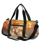 Sunrise Japanese Cherry Blossom Print Gym Bag