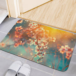 Sunrise Japanese Cherry Blossom Print Indoor Door Mat