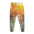 Sunrise Japanese Cherry Blossom Print Jogger Pants
