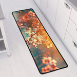 Sunrise Japanese Cherry Blossom Print Long Kitchen Mat