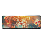 Sunrise Japanese Cherry Blossom Print Long Kitchen Mat