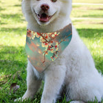 Sunrise Japanese Cherry Blossom Print Over The Collar Dog Bandana