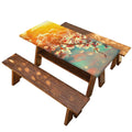 Sunrise Japanese Cherry Blossom Print Picnic Table Cover