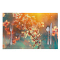 Sunrise Japanese Cherry Blossom Print Placemat