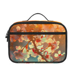 Sunrise Japanese Cherry Blossom Print Portable Lunch Bag
