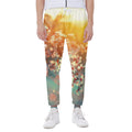 Sunrise Japanese Cherry Blossom Print Joggers