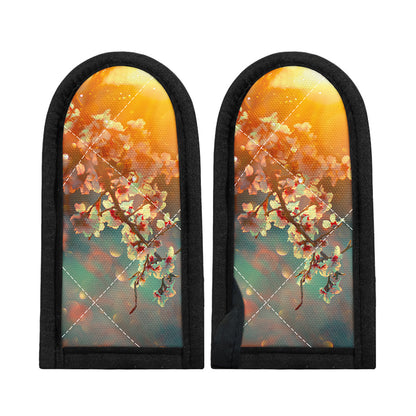 Sunrise Japanese Cherry Blossom Print Skillet Handle Cover