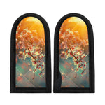 Sunrise Japanese Cherry Blossom Print Skillet Handle Cover