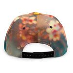 Sunrise Japanese Cherry Blossom Print Snapback Cap