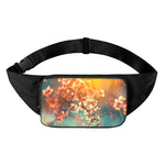 Sunrise Japanese Cherry Blossom Print Waist Bag