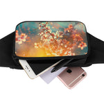 Sunrise Japanese Cherry Blossom Print Waist Bag