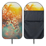 Sunrise Japanese Cherry Blossom Print Waterproof Car Seat Cover