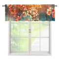 Sunrise Japanese Cherry Blossom Print Window Valance