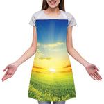 Sunrise Meadow Print Adjustable Apron