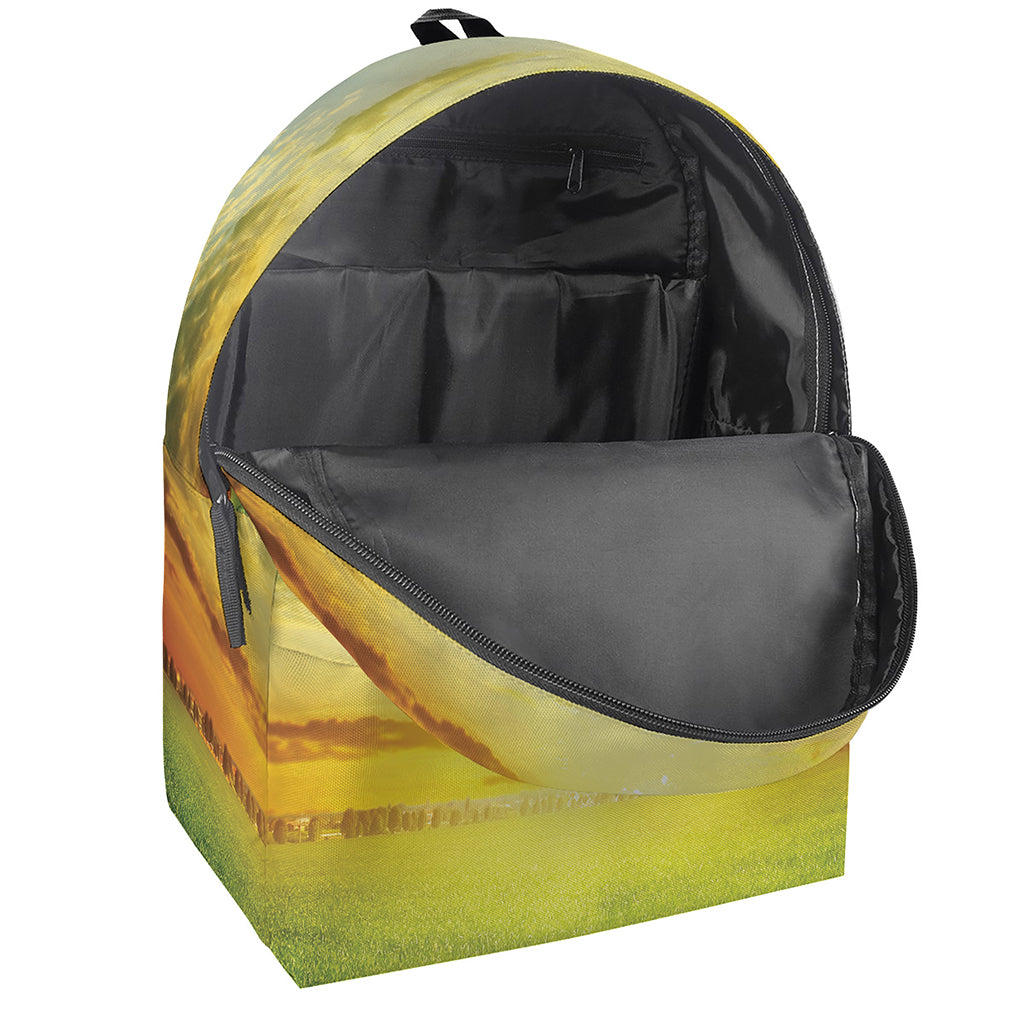 Sunrise Meadow Print Backpack