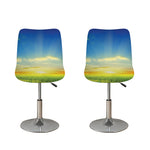 Sunrise Meadow Print Bar Stool Covers