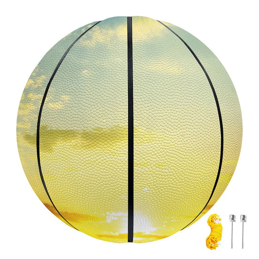 Sunrise Meadow Print Basketball