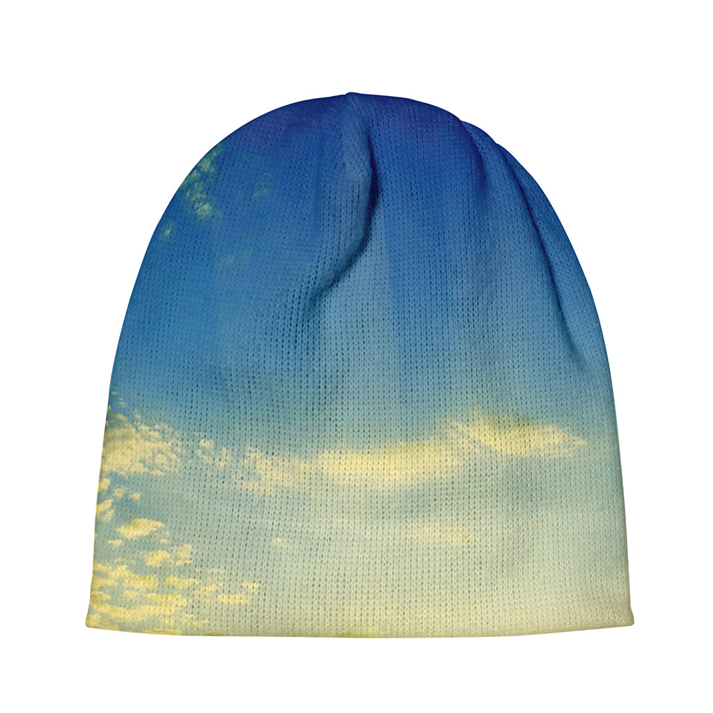 Sunrise Meadow Print Beanie