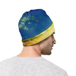 Sunrise Meadow Print Beanie