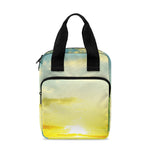 Sunrise Meadow Print Bible Tote Bag