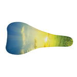 Sunrise Meadow Print Bicycle Seat Cover
