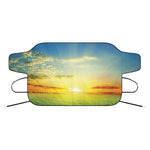 Sunrise Meadow Print Car Windshield Snow Cover