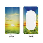 Sunrise Meadow Print Changing Pad Cover