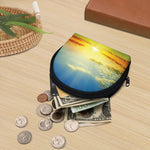 Sunrise Meadow Print Coin Purse