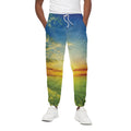 Sunrise Meadow Print Cotton Sweatpants